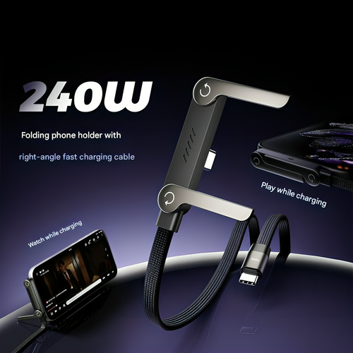 sleekify™ Invisible Holder Charger Cable with Stand